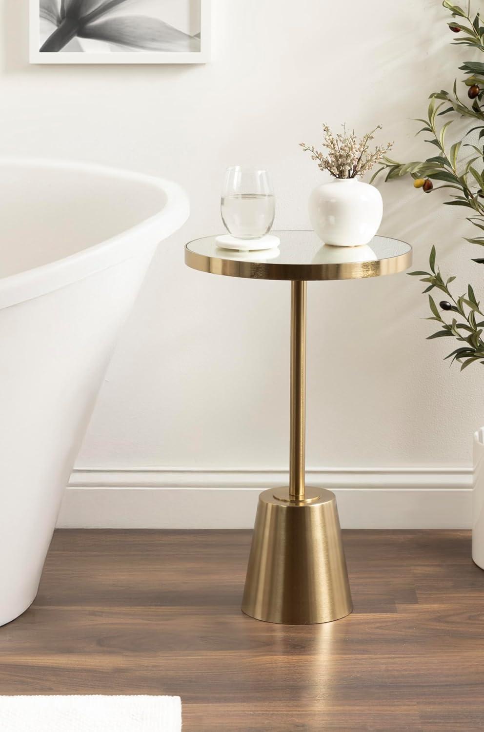 Kate and Laurel Tira Round Side Table