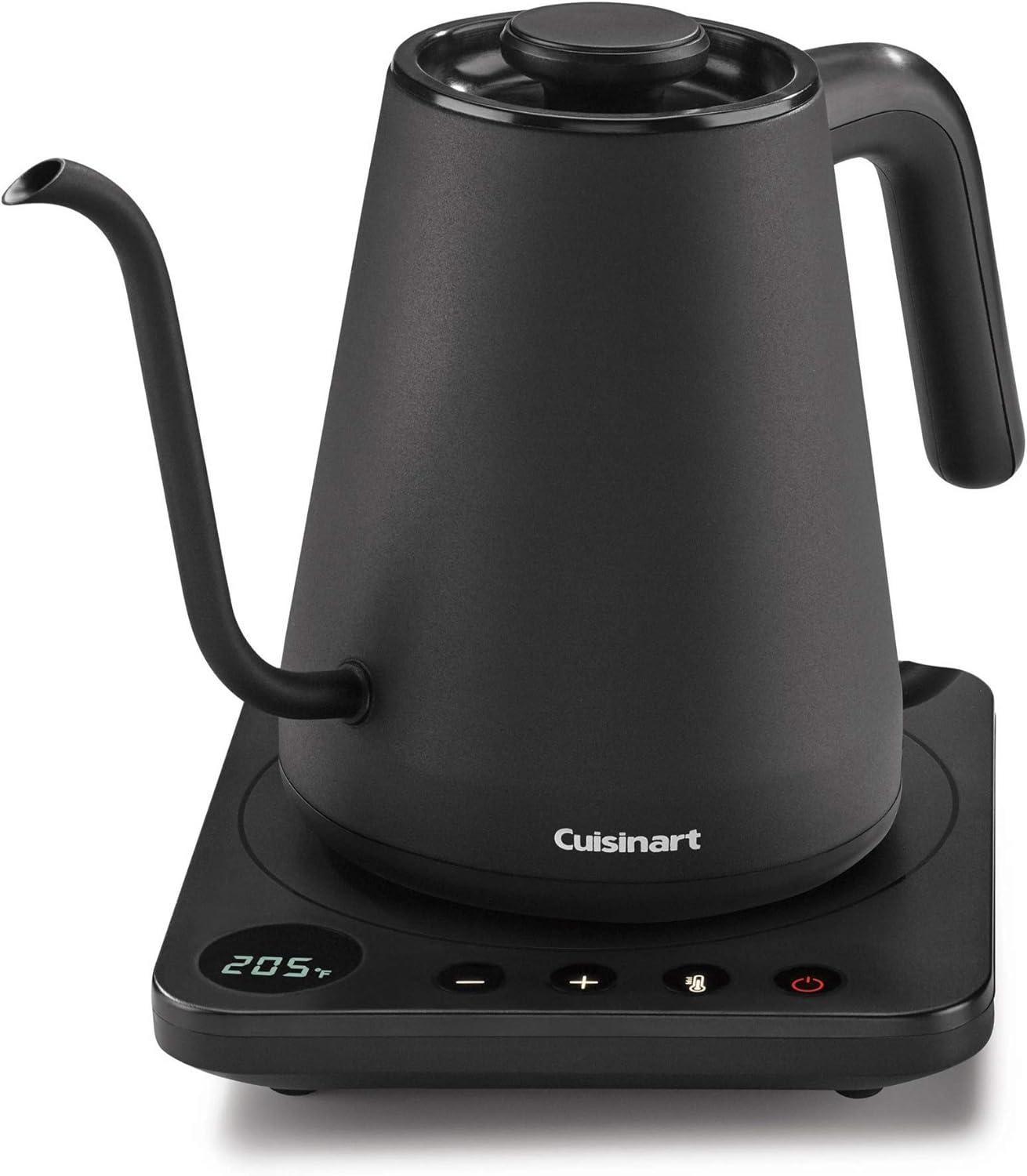 Cuisinart Matte Black Digital Gooseneck Electric Kettle