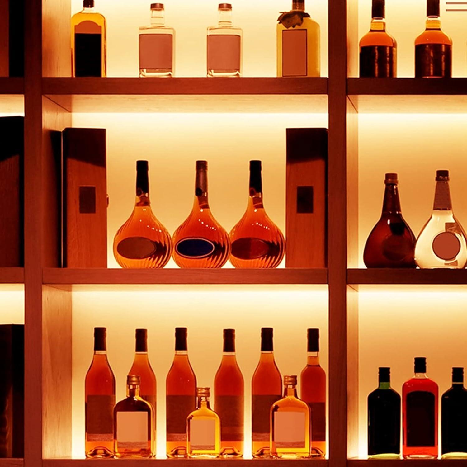 32.8ft(10M) 24V COB LED Strip Light Warm White 3000K 3840LEDs CRI 93+ 6800lm Uniform Glow Dotless IP20 Not Waterproof Flexible LED Tape Lights for DIY Cabinet Bedroom Home Decor(No Power Supply)