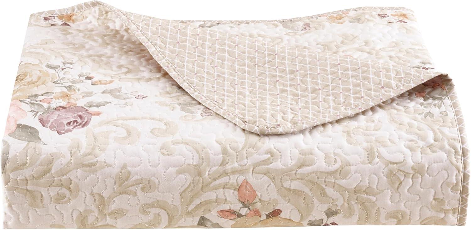 Royal Court Chardonnay Quilt Set Full - Queen 3 Piece