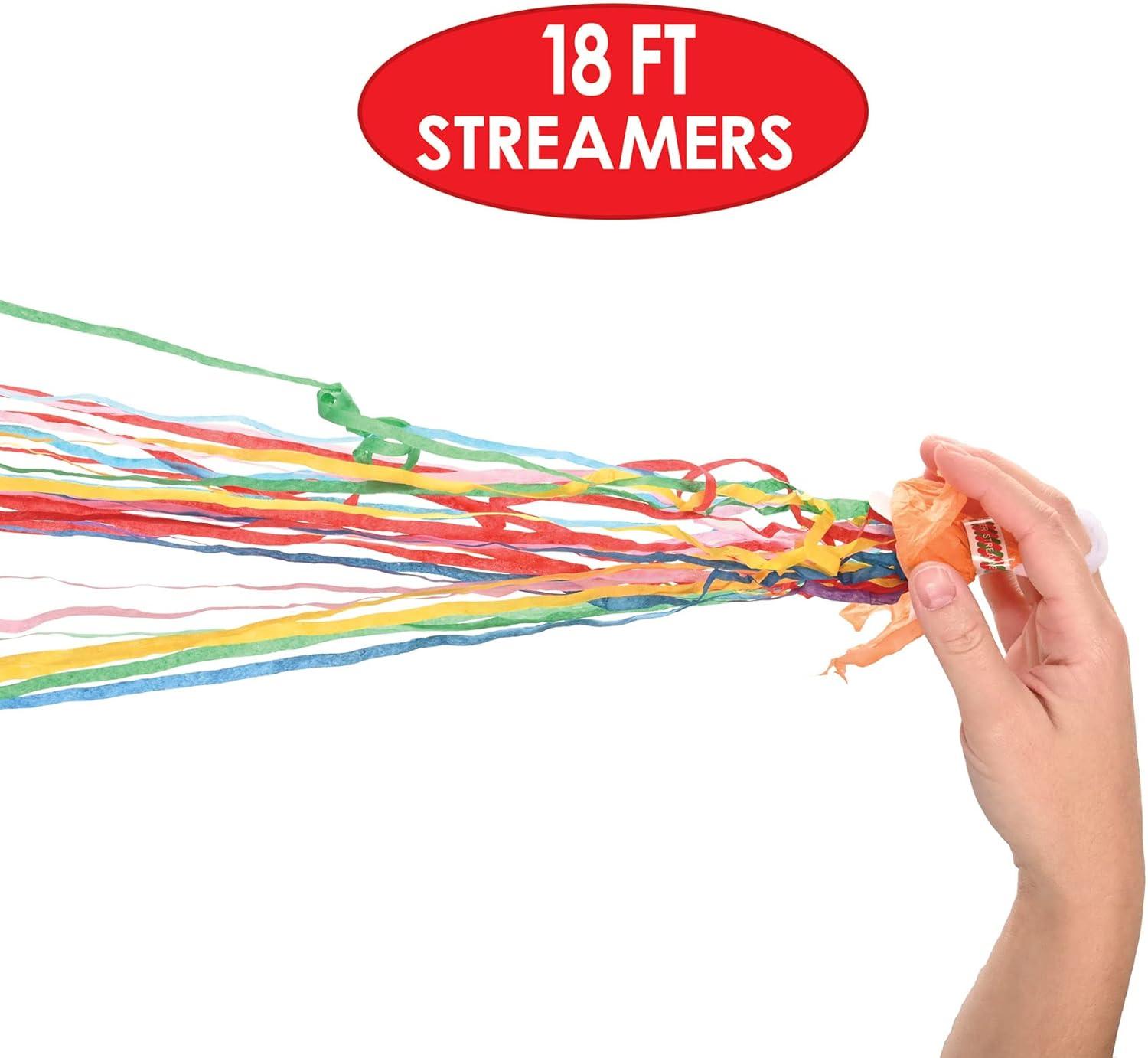 Beistle Handheld Party Streamer Bundles, (5/Pkg) Multicolored