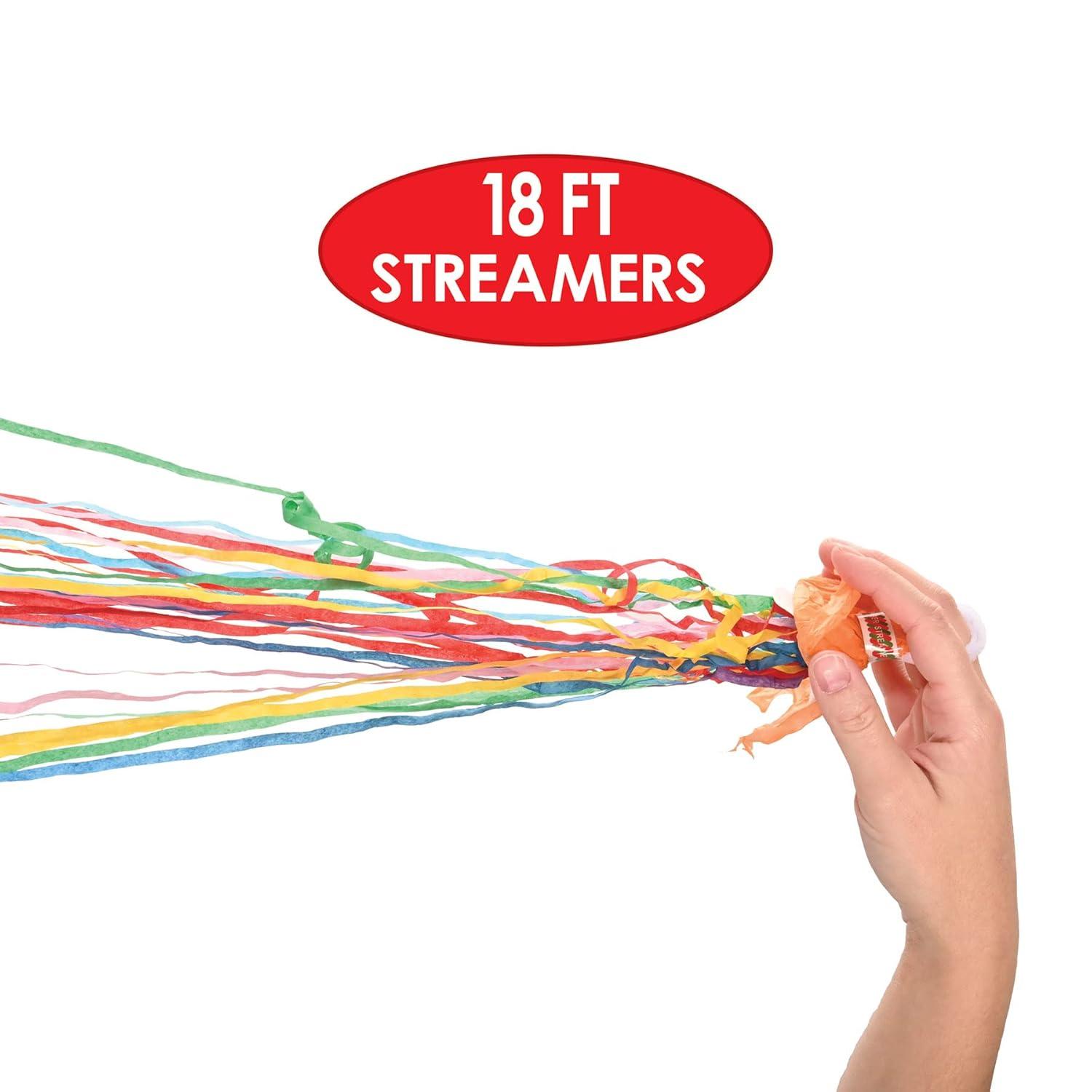 Beistle Handheld Party Streamer Bundles, (5/Pkg) Multicolored