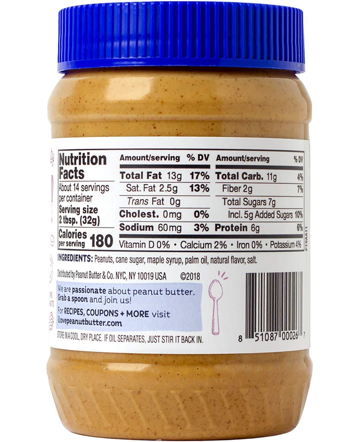 Peanut Butter & Co. Peanut Butter Spread, Mighty Maple, 16 oz (454 g)