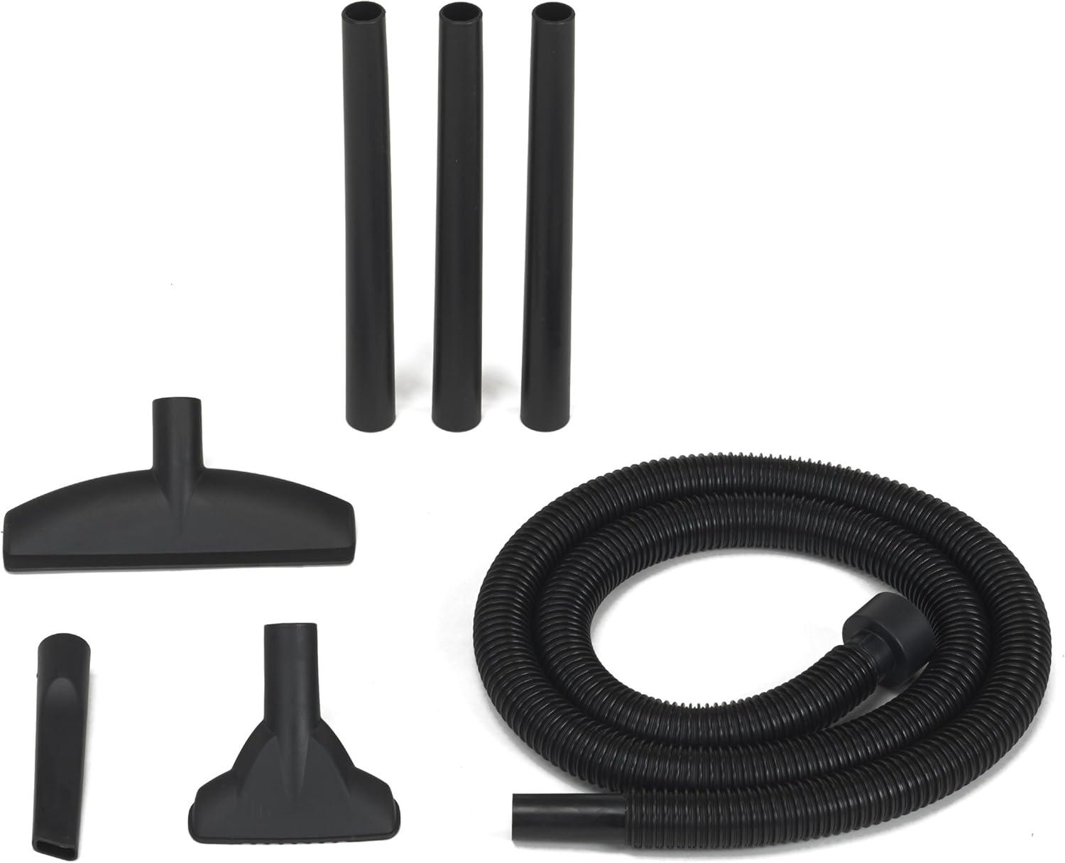 Shop-Vac 5989305 Wet/Dry Vacuum, 5 Gallon, 4.5 Peak HP Stainless Steel Vacuum, 1.25 Inch Diameter x 7 Foot Hose, 6 Ft Cord Length, Ideal for Jobsite, Garage, Car & Workshop