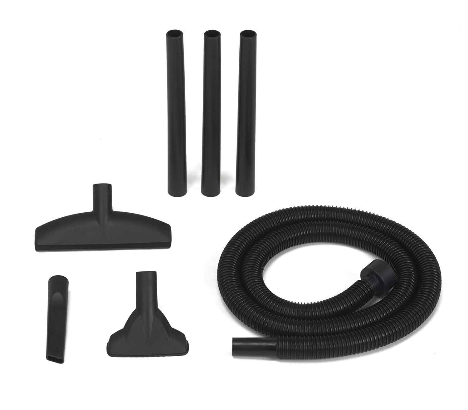 Shop-Vac 5989305 Wet/Dry Vacuum, 5 Gallon, 4.5 Peak HP Stainless Steel Vacuum, 1.25 Inch Diameter x 7 Foot Hose, 6 Ft Cord Length, Ideal for Jobsite, Garage, Car & Workshop
