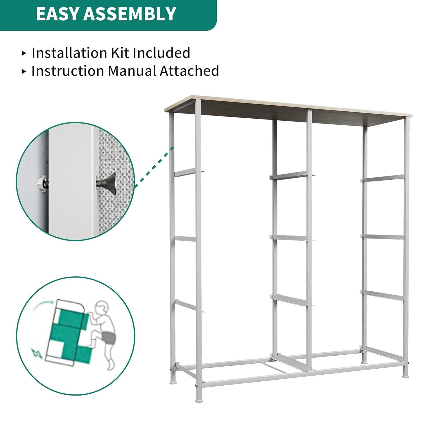 YITAHOME 8 Drawers Dresser Bedroom Unit Shelf Organizer Storage Tower Cabinet