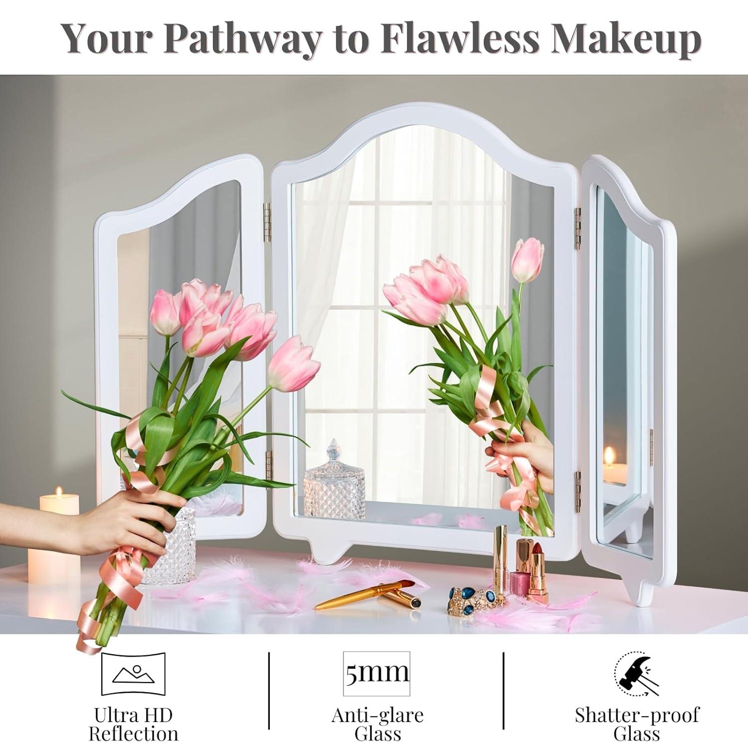 LUXFURNI Flat Floor Mirror