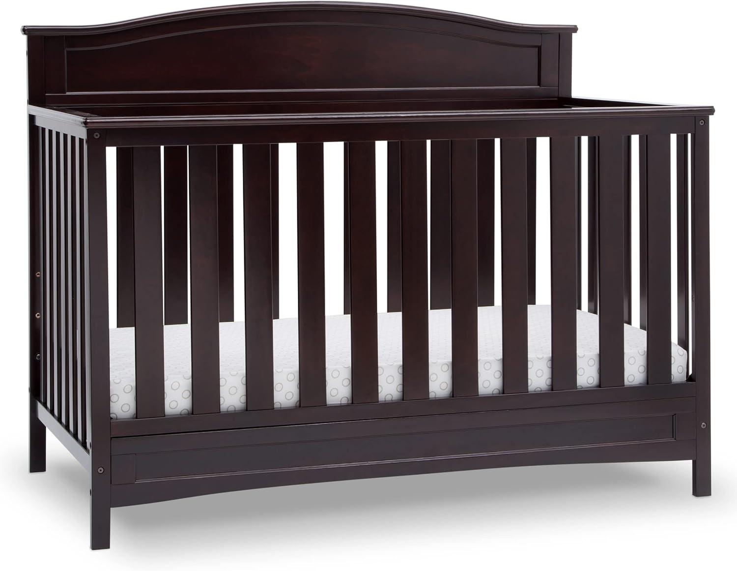 Delta Children Emery 4-in-1 Convertible Crib - Dark Chocolate