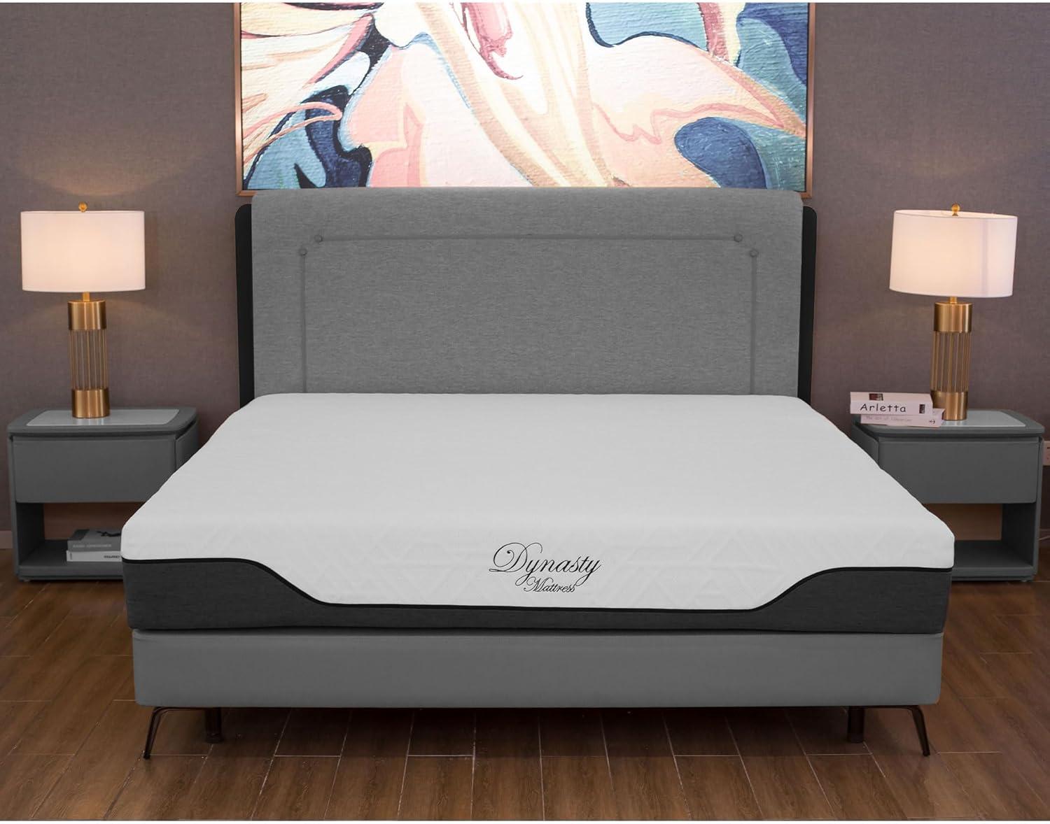 Dynasty Mattress 10'' Medium-Firm Gel Memory Foam Mattress