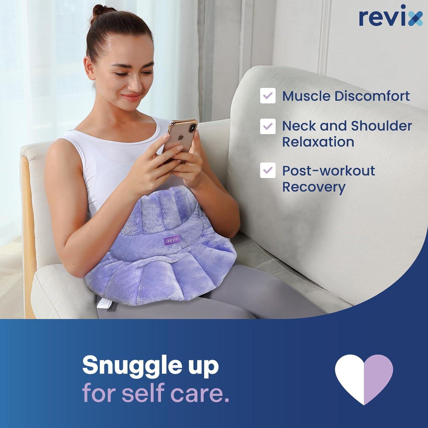 REVIX Microwave Heating Pad for Neck Shoulders and Back Pain Relief, Scented