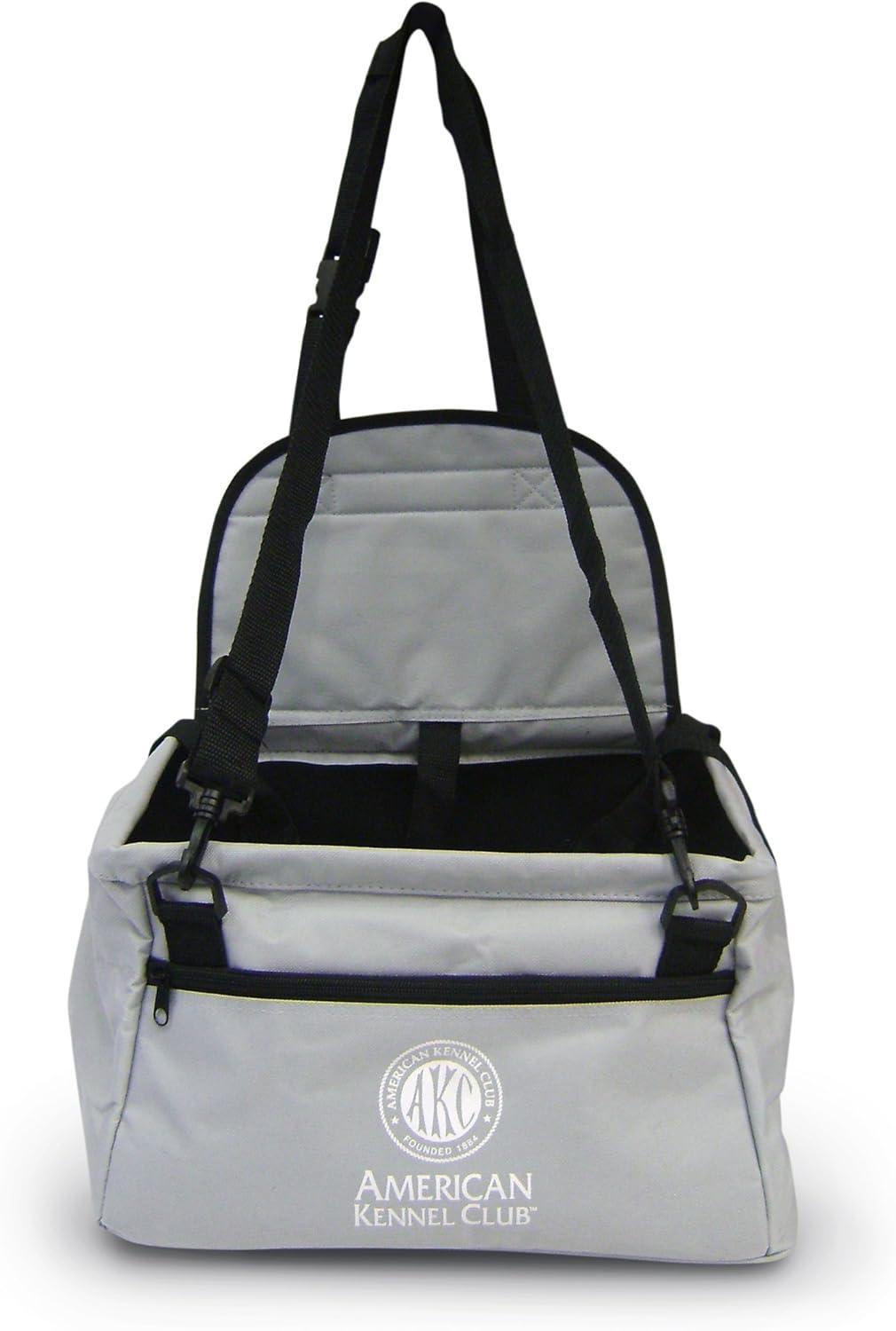 american kennel club pet booster seat, gray