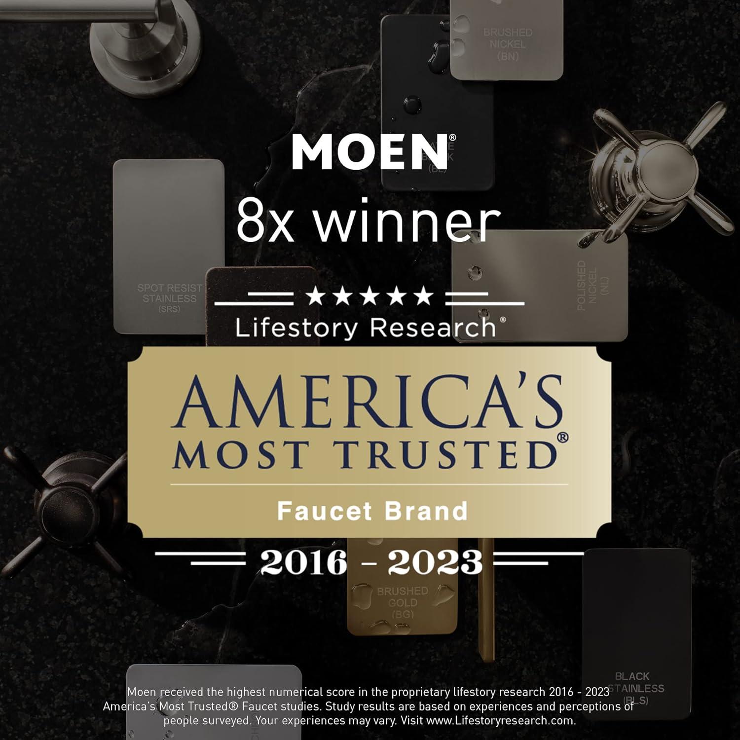 Moen Anabelle Single Handle Deck-mount Pull-down Kitchen Faucet with Sprayer ( Deck Plate Included ) (Soap Dispenser Included)