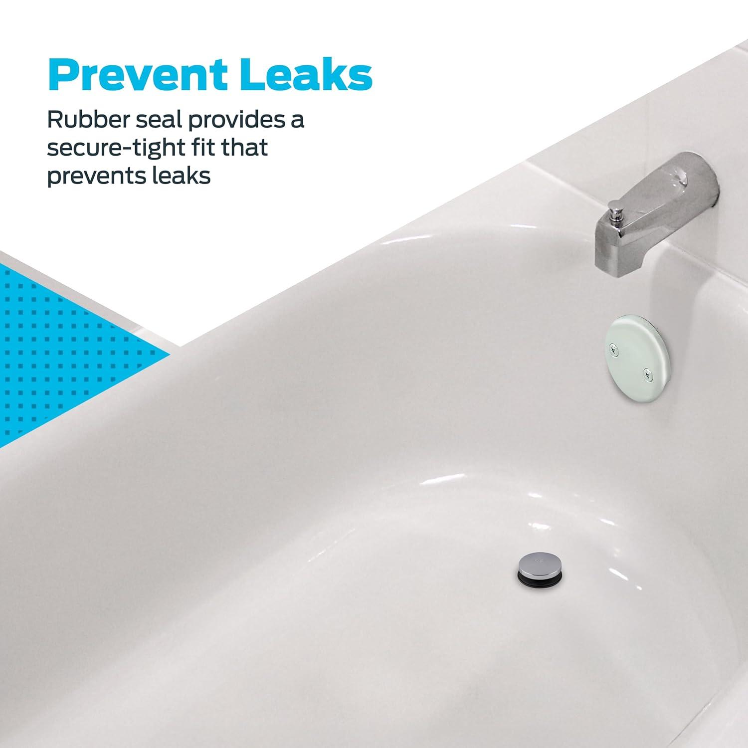 Manufacturer Varies Tip-Toe Drain Stopper,Silver 35229