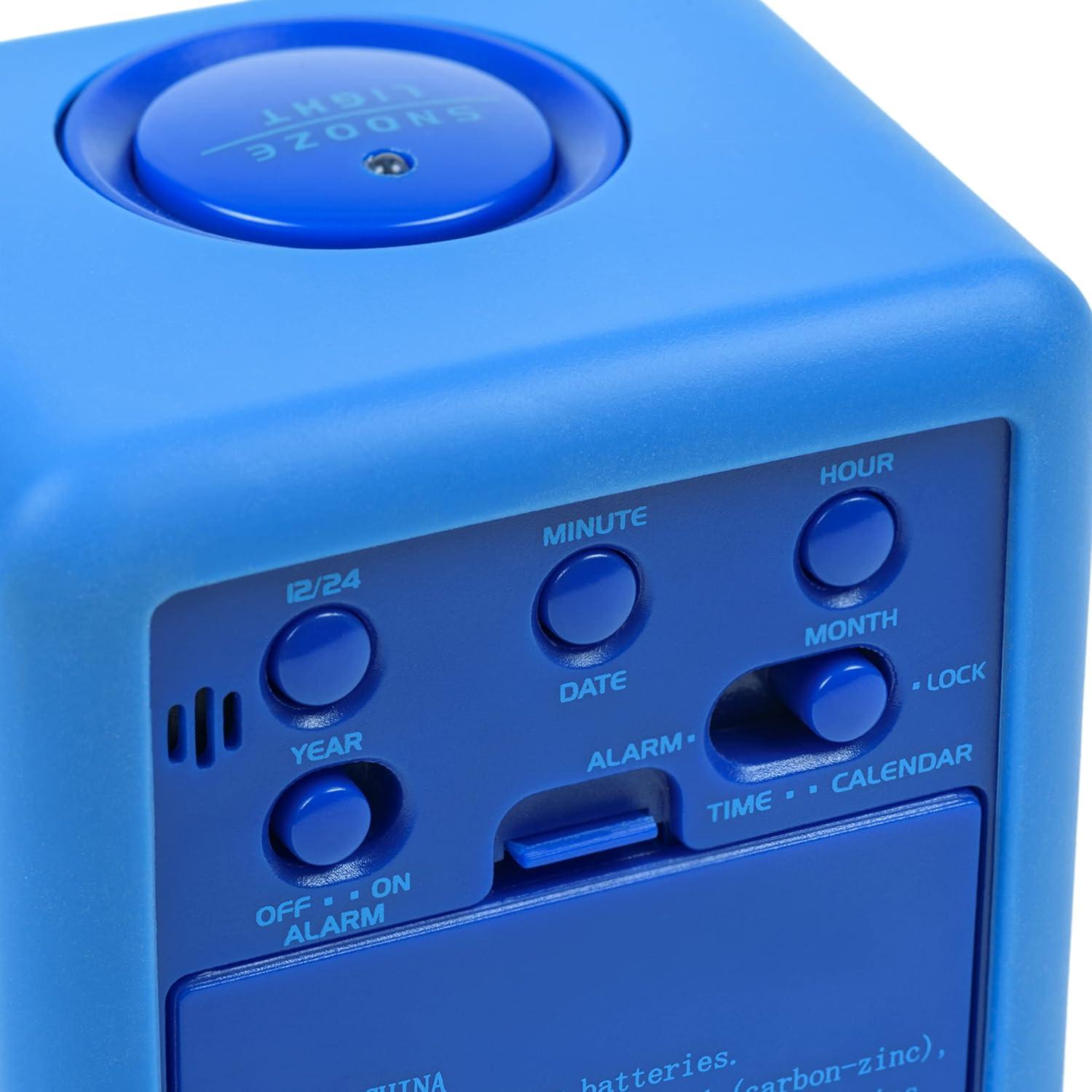 Jieluotekeji Equity By La Crosse Soft-Cube LCD Alarm Clock With Smart Light