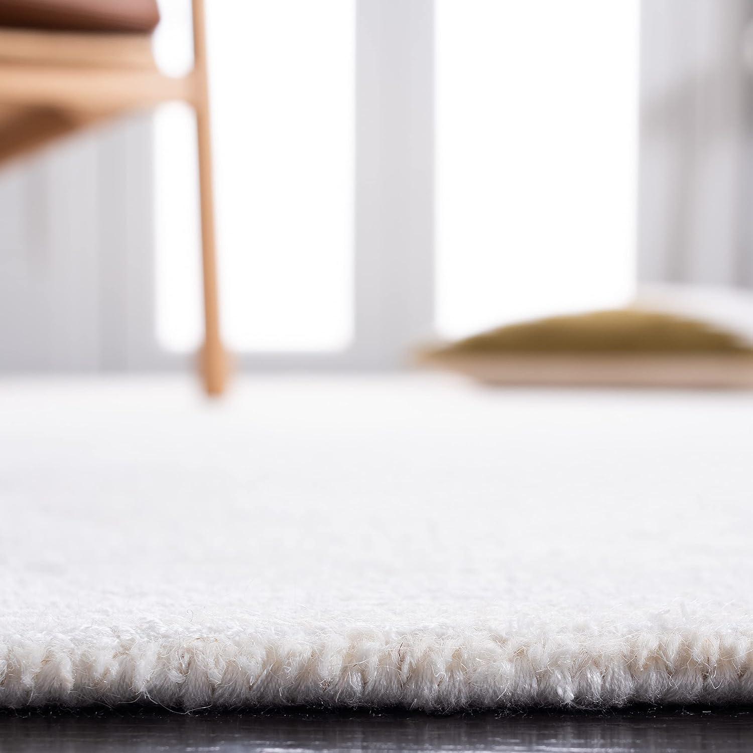 Himalaya HIM152 Handmade Area Rug - 6'x6' - Ivory - Safavieh