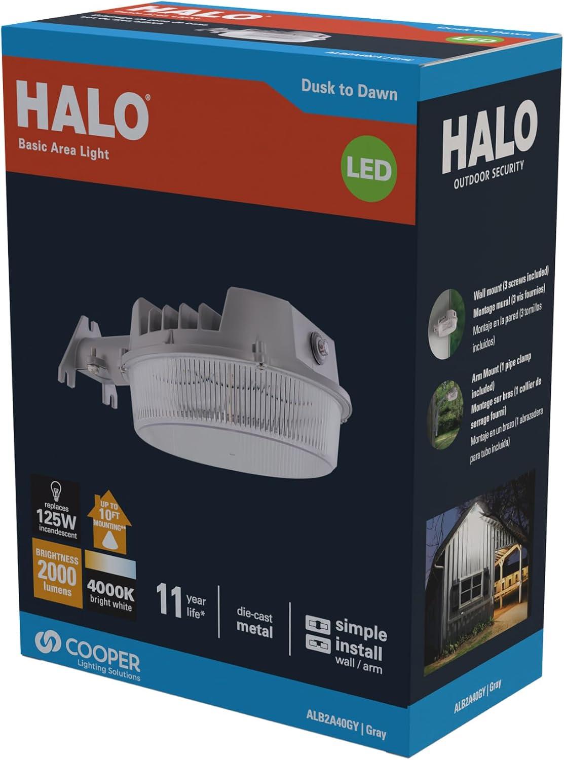 Cooper Lighting LLC 1 - Head LED Hardwired Dusk to Dawn Outdoor Security Area Light