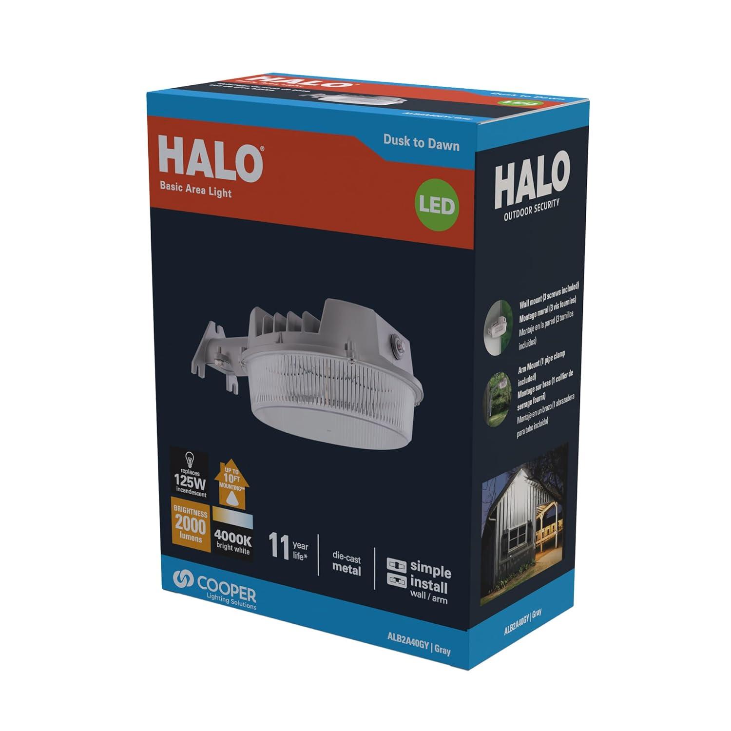 Cooper Lighting LLC 1 - Head LED Hardwired Dusk to Dawn Outdoor Security Area Light