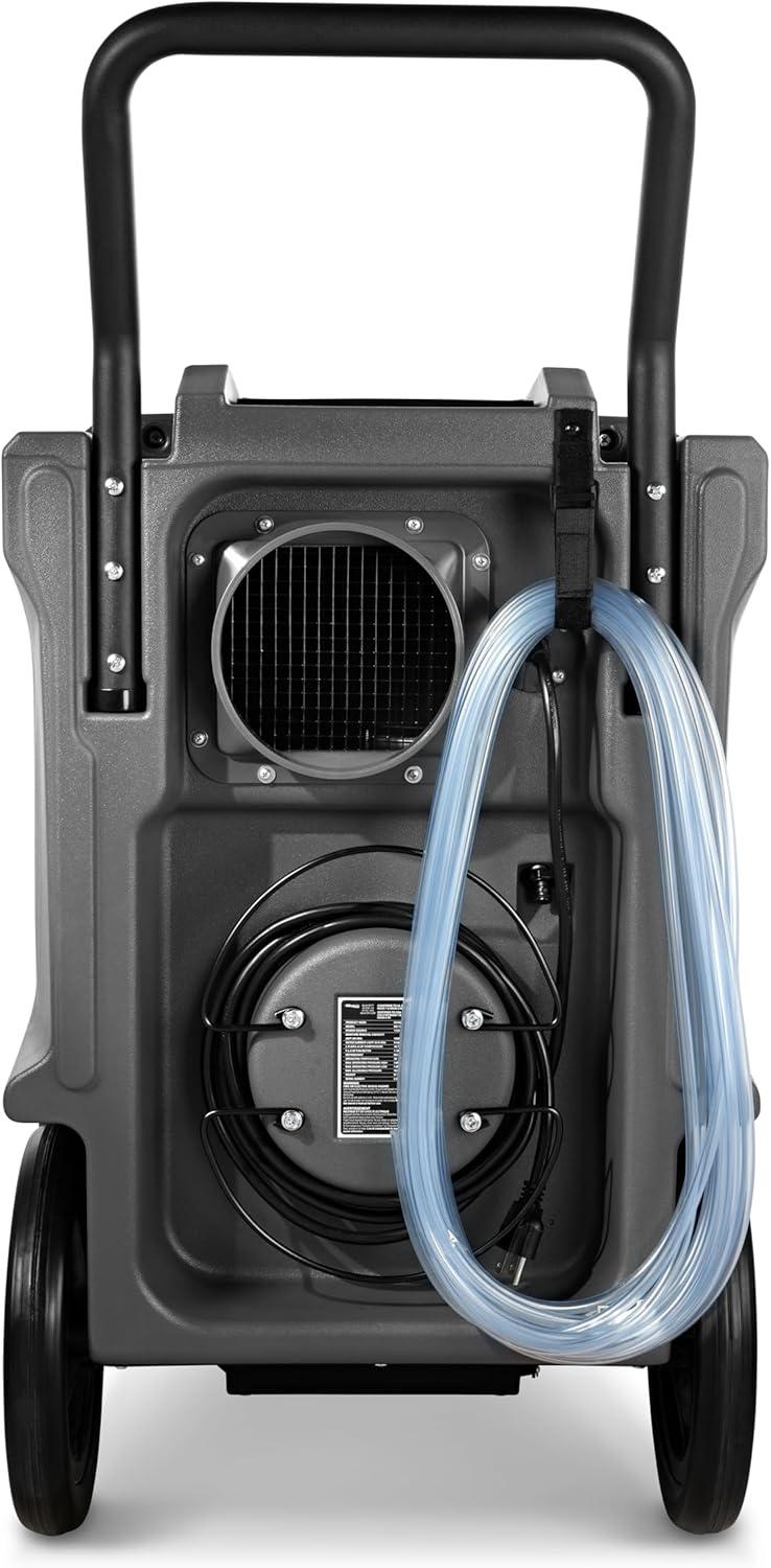 BlueDri BD-130P 225PPD Bucketless Commercial Dehumidifier with Hose, 1500 Sq. ft, Blue, New