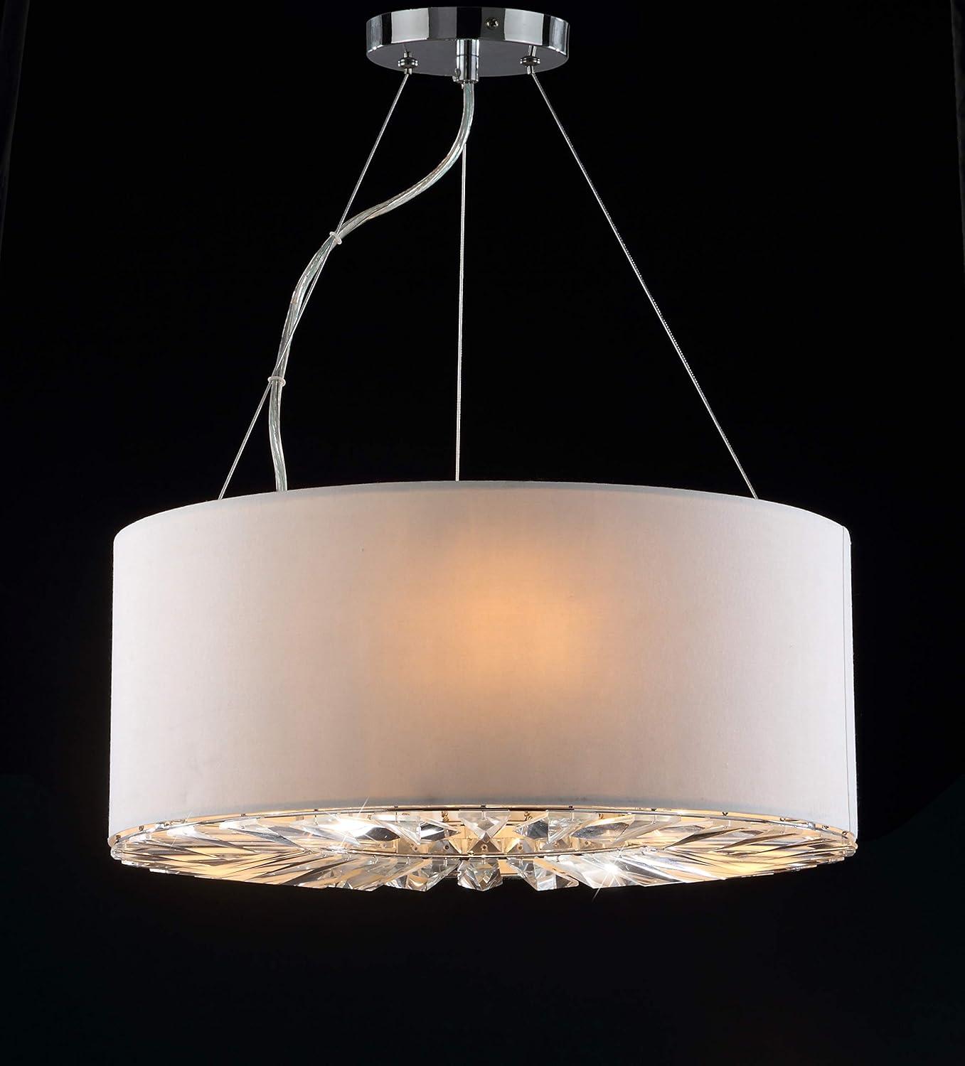 Molly Pendant - LIT4432 - Chrome - Safavieh