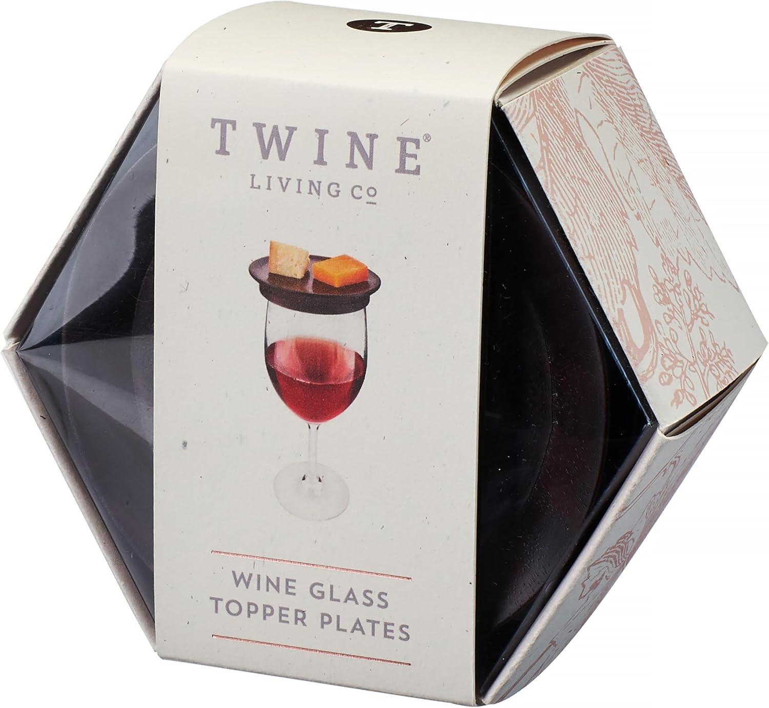 Twine Wine Glass Topper Appetizer Plates | Wayfair