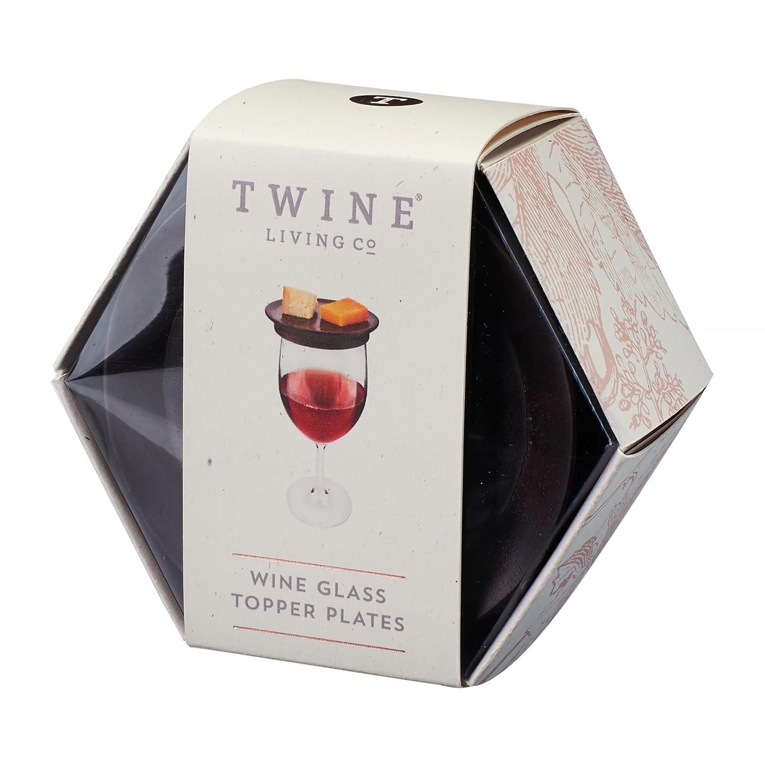 Twine Wine Glass Topper Appetizer Plates | Wayfair