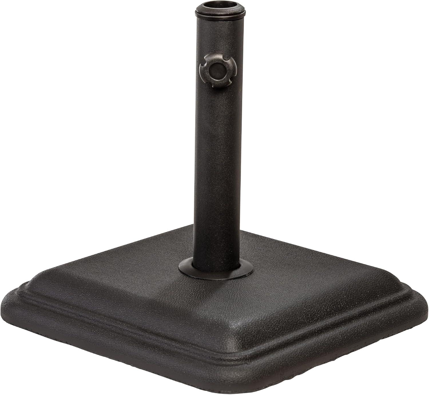 26 lb Black Plastic Patio Umbrella Base