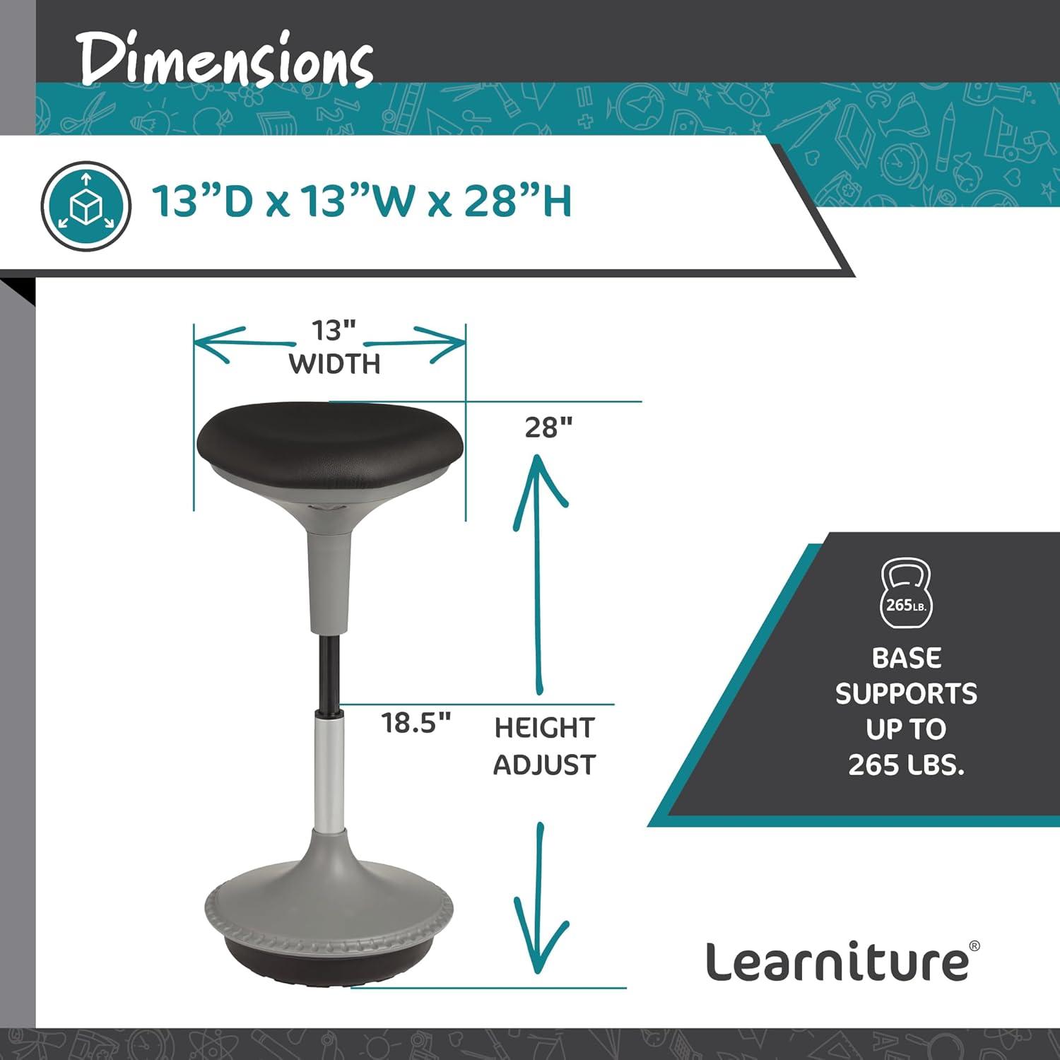 Adjustable Height Active Learning Stool