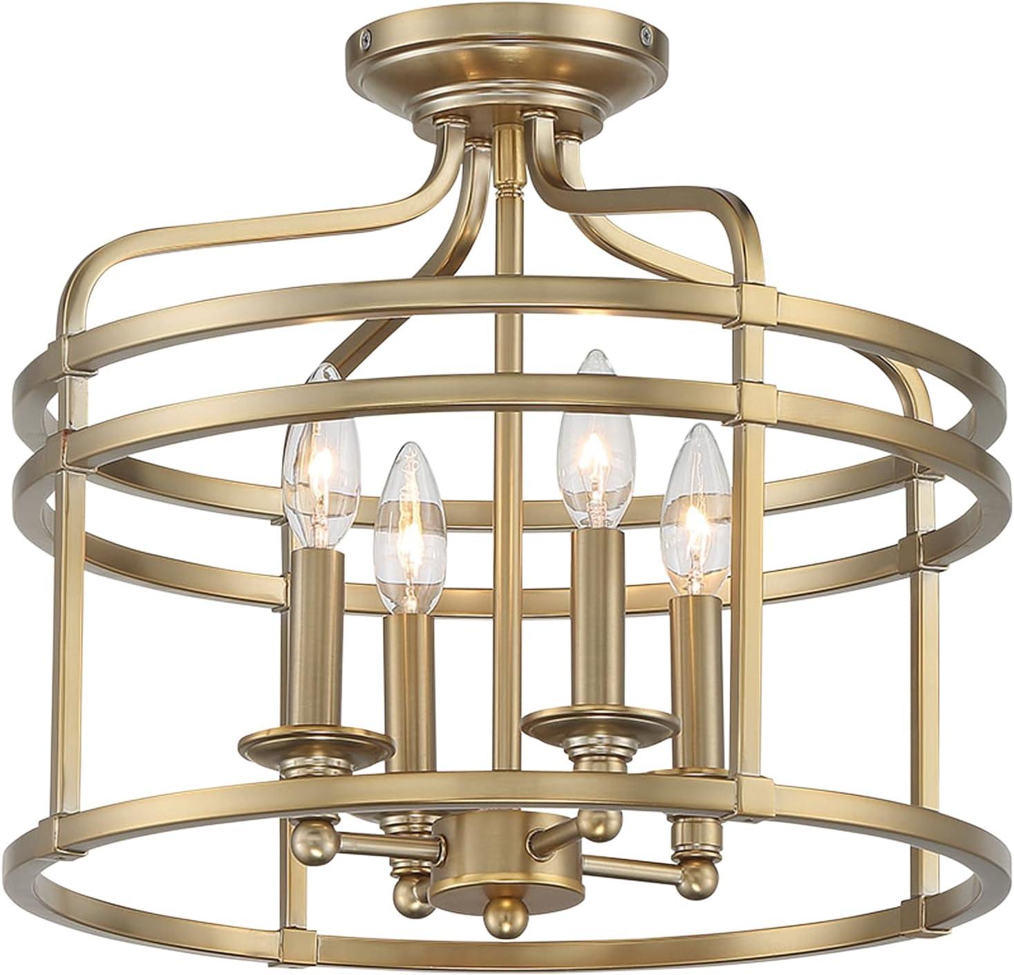 Minka Lavery - Covent Park - 4 Light Semi-Flush Mount - 14.5 inches tall by 16