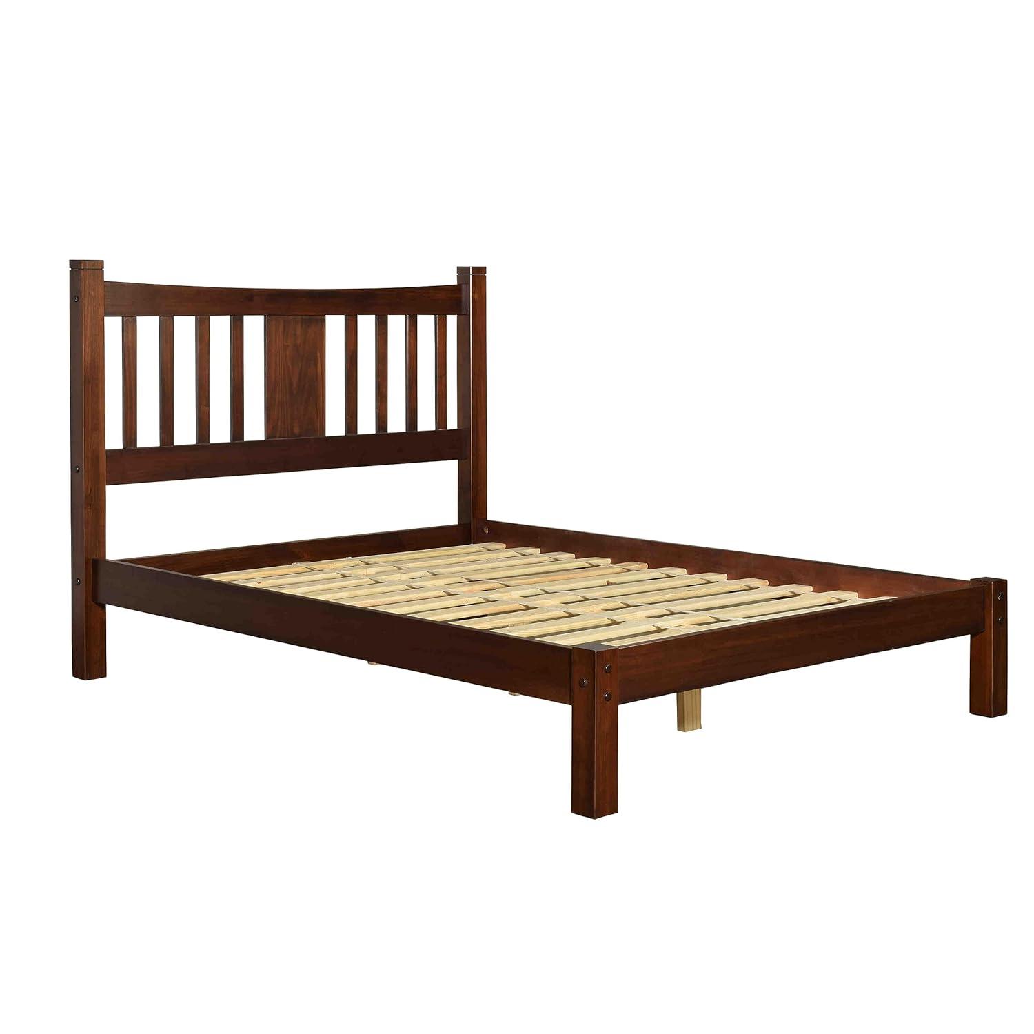 Shaker Solid Wood Slat Bed