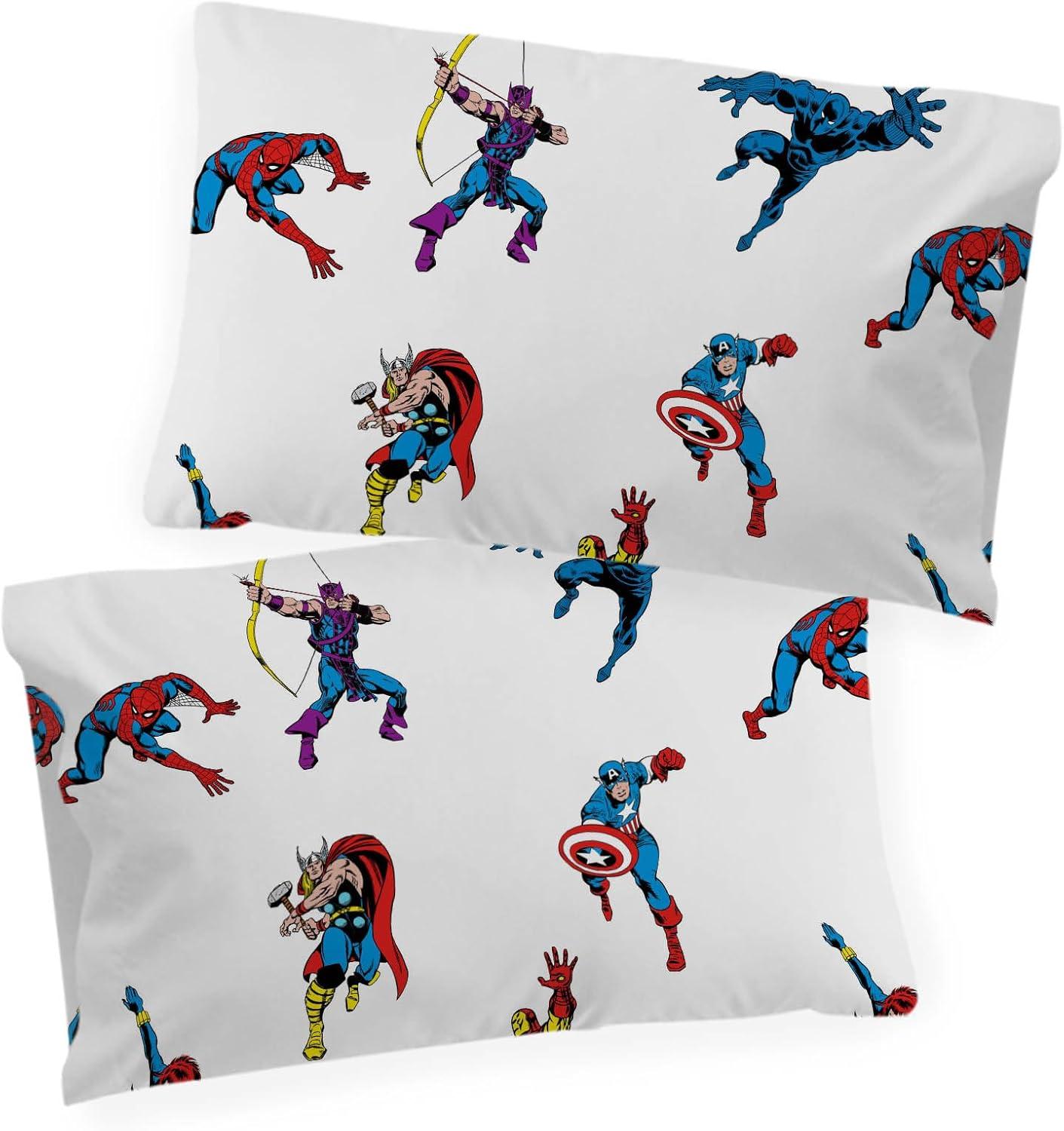 Saturday Park Marvel Comics Invincible 100% Organic 2 Pack Cotton Pillowcase