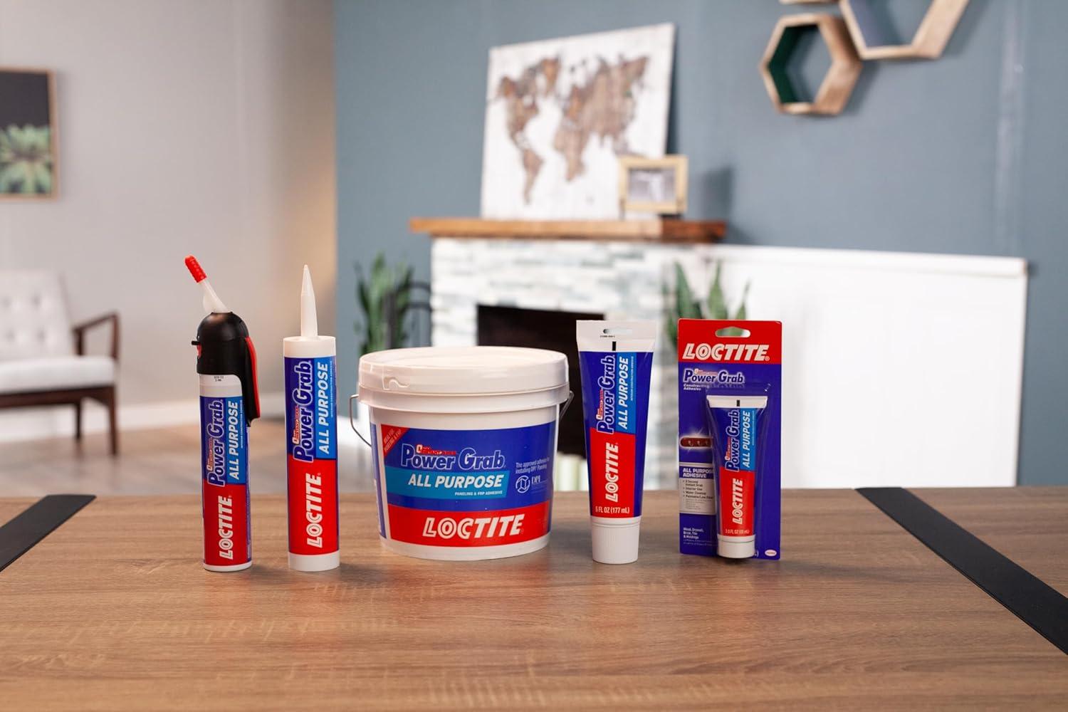 Loctite Power Grab Express All Purpose Synthetic Latex Construction Adhesive 3 oz