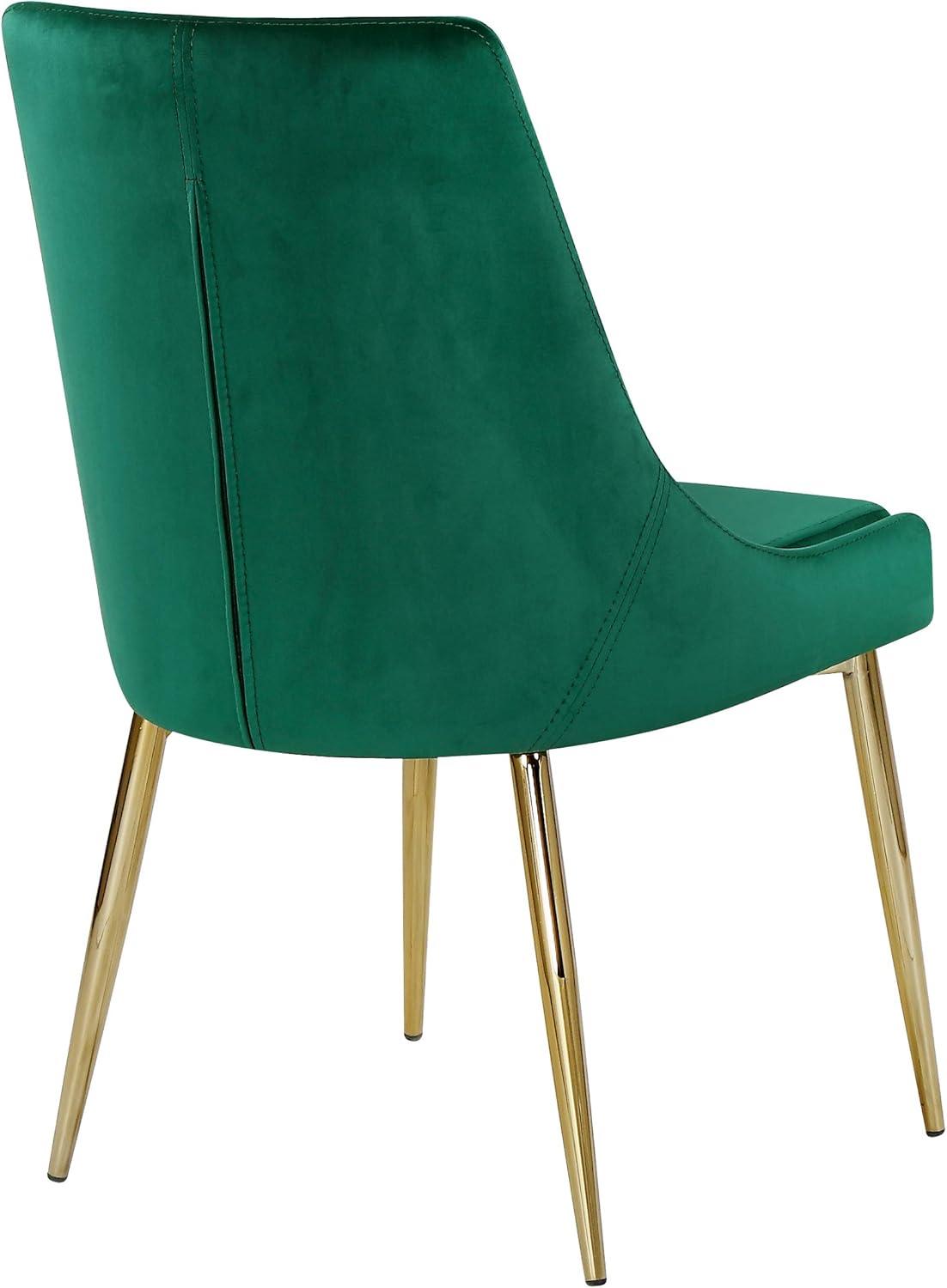 Meridian Furniture Karina Green Velvet Dining Chair (Set of 2)