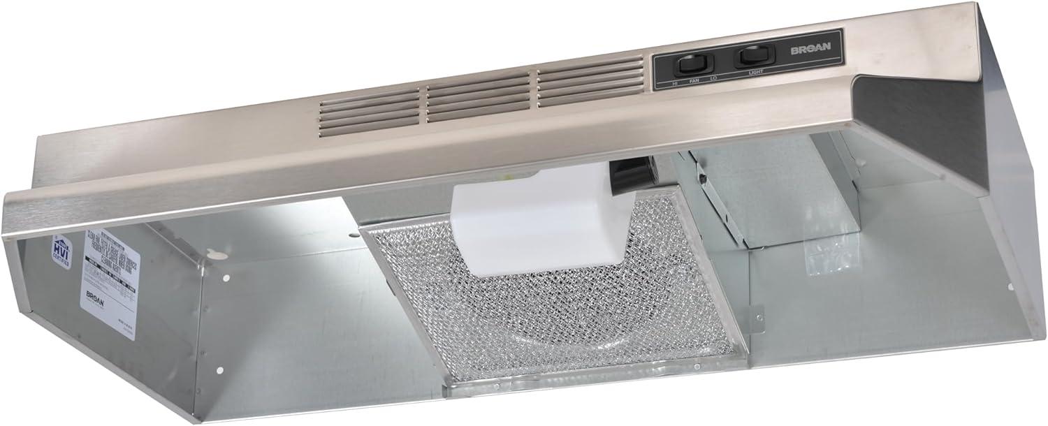 Broan NuTone Broan NuTone 30" Steel 160 CFM Convertible Under Cabinet Range Hood with Mesh Filter F403023