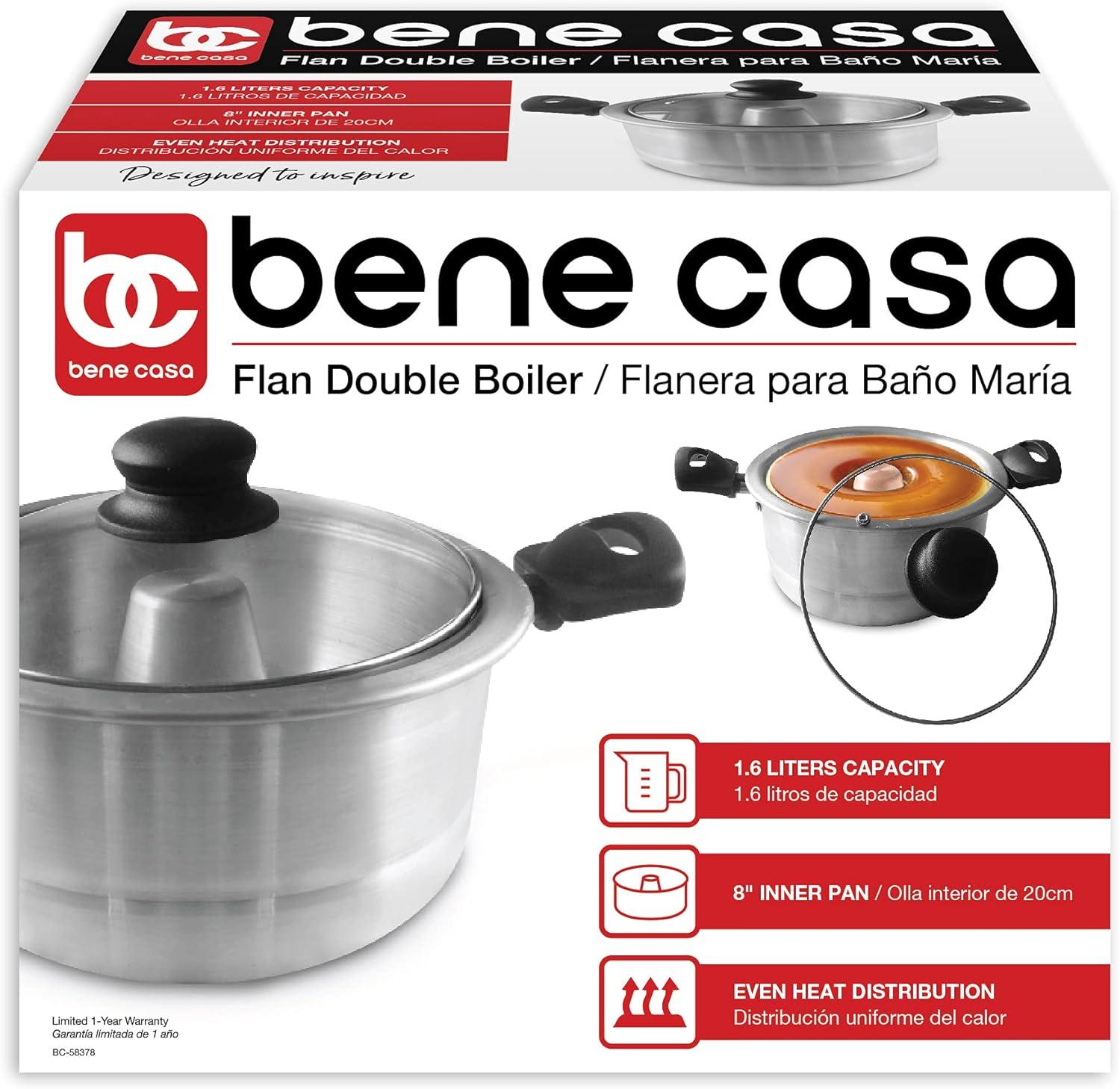 Flan Double Boiler - Flanera para bano de Maria (imported) 1.6 lts