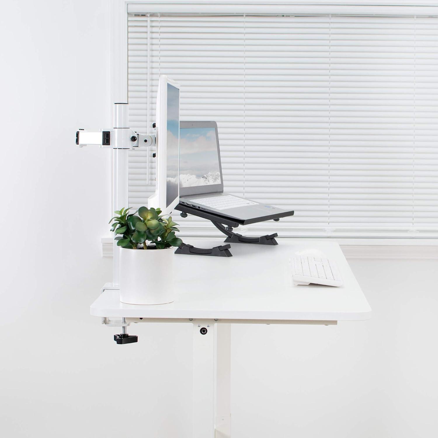 43in x 24in Manual Height Adjustable Desk