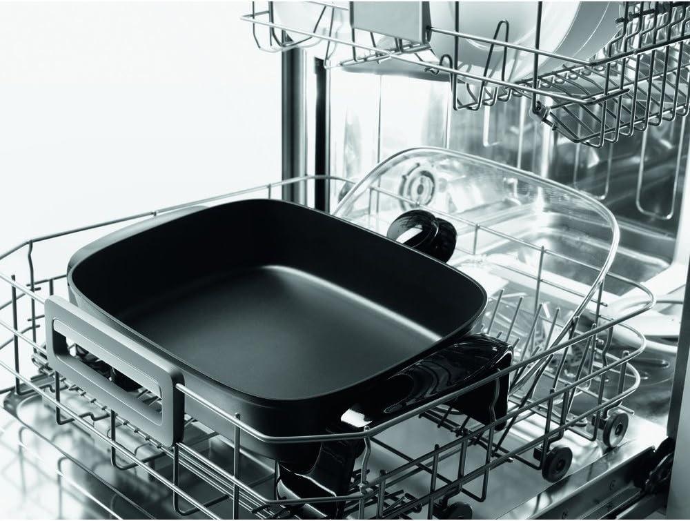 De'Longhi Electric Skillet with Tempered Glass Lid - Large Cooking Surface