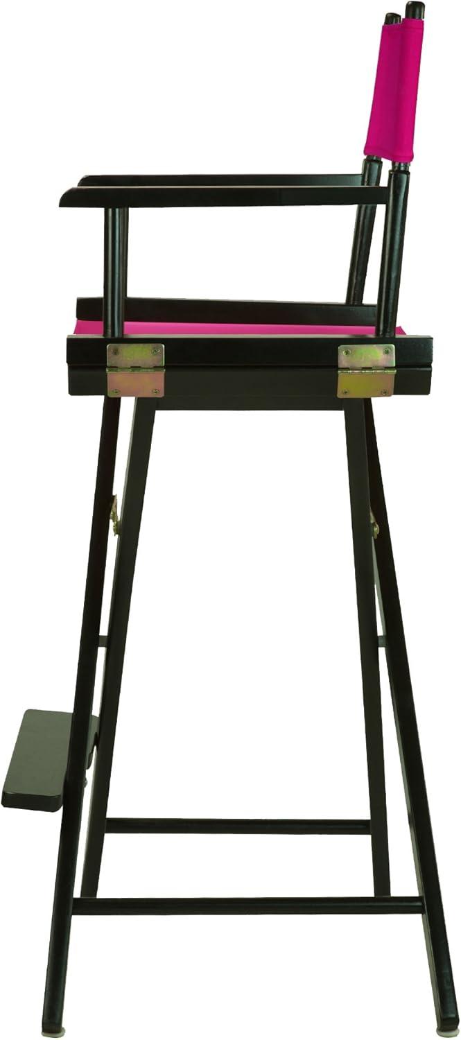 Casual Home 230-02/021-30 Director Chair 30" - Bar Height BlackFrame/Magenta Canvas