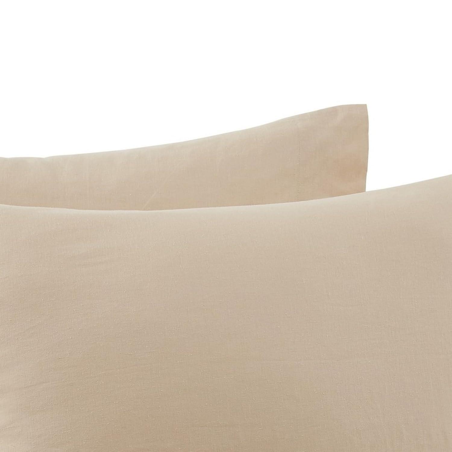 FRYE Cotton Linen Blend Pillowcase Pair
