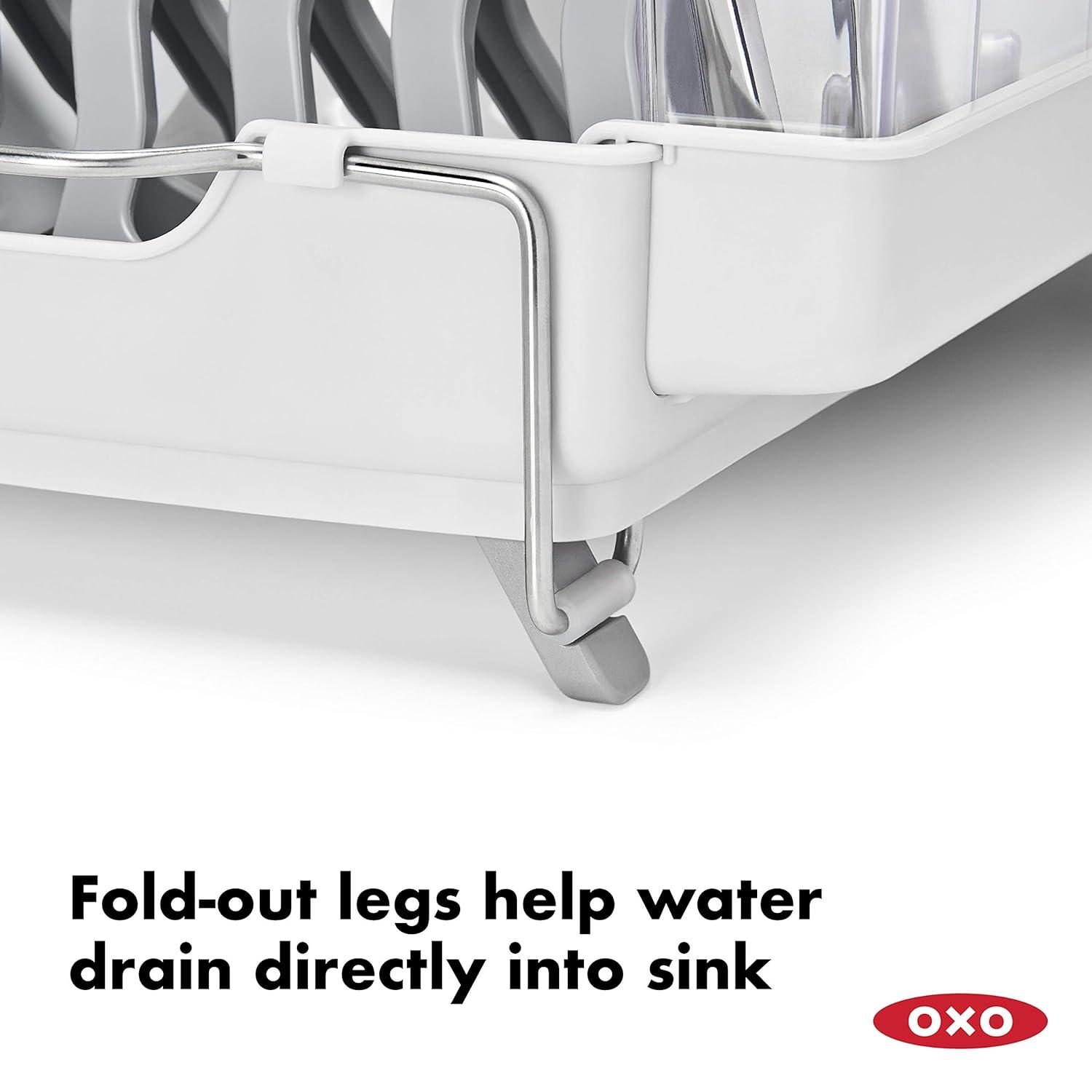 OXO OXO Stainless Steel Countertop Dish Rack