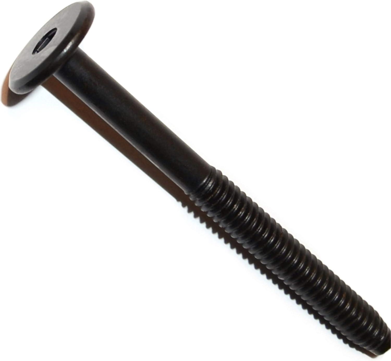 014973445836 Joint Connector Bolts, 1/4-20 x 2.75, Piece-8,Black