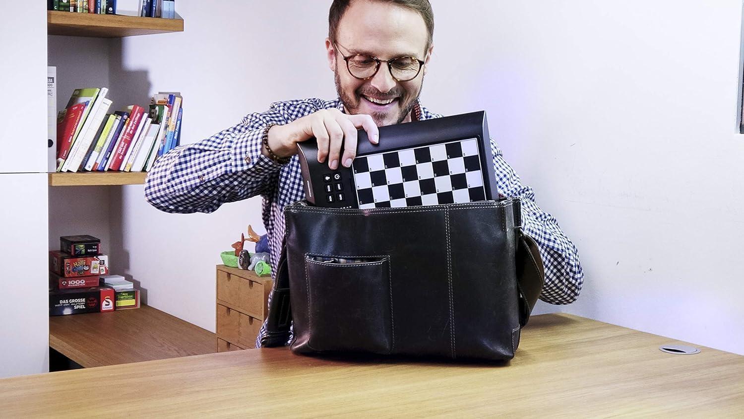 Millennium Chess M816 Chess Genius Electronic Chess Board - Black