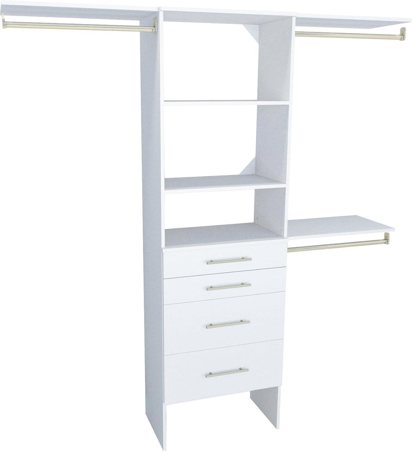 SuiteSymphony 84" W - 120" W Closet System with Drawers