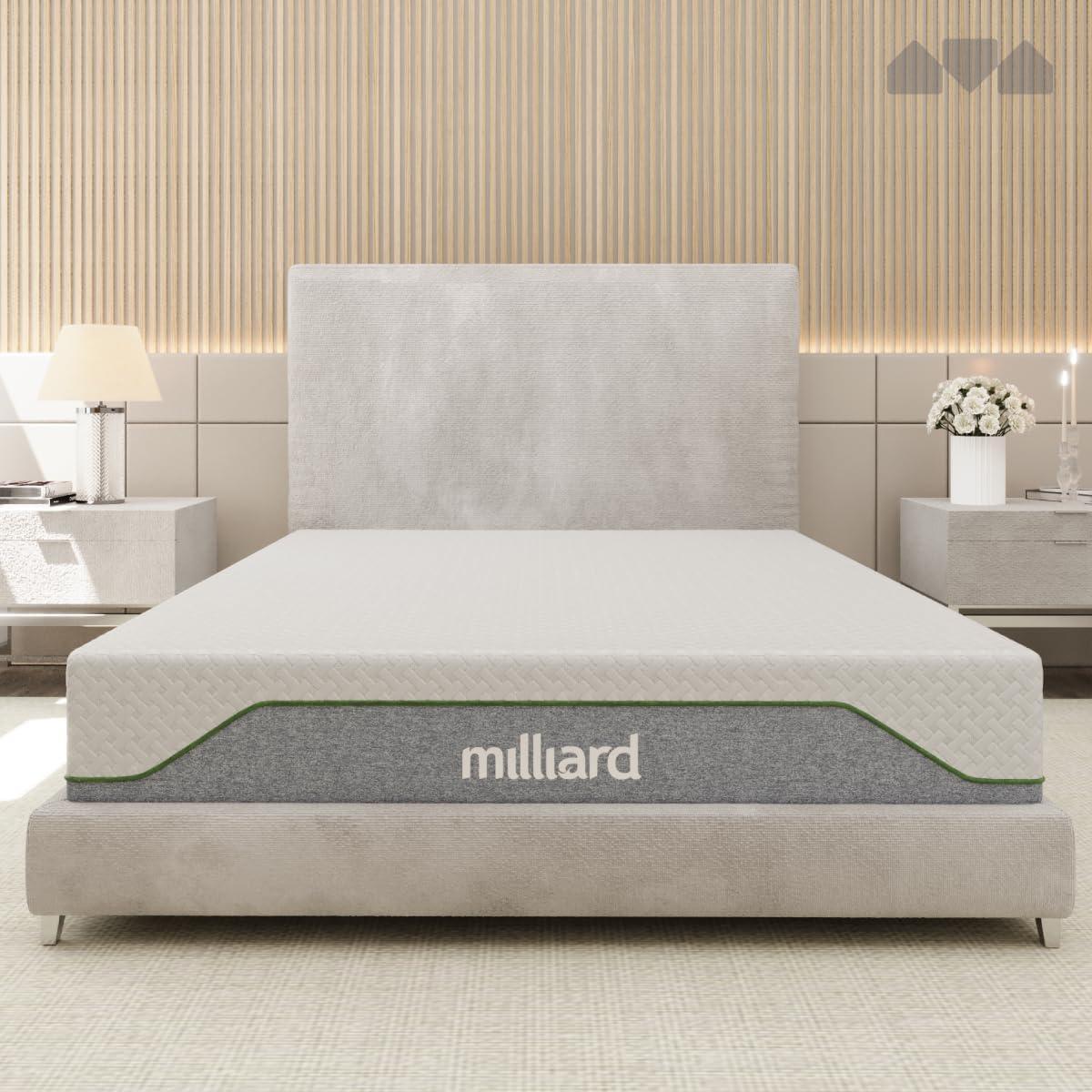 Milliard 10 Inch Classic Firm Memory Foam Mattress, King