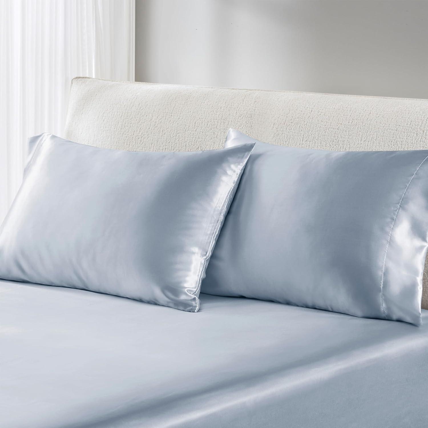 Madison Park Essentials Satin Luxury 2PC Pillowcases (Set of 2)