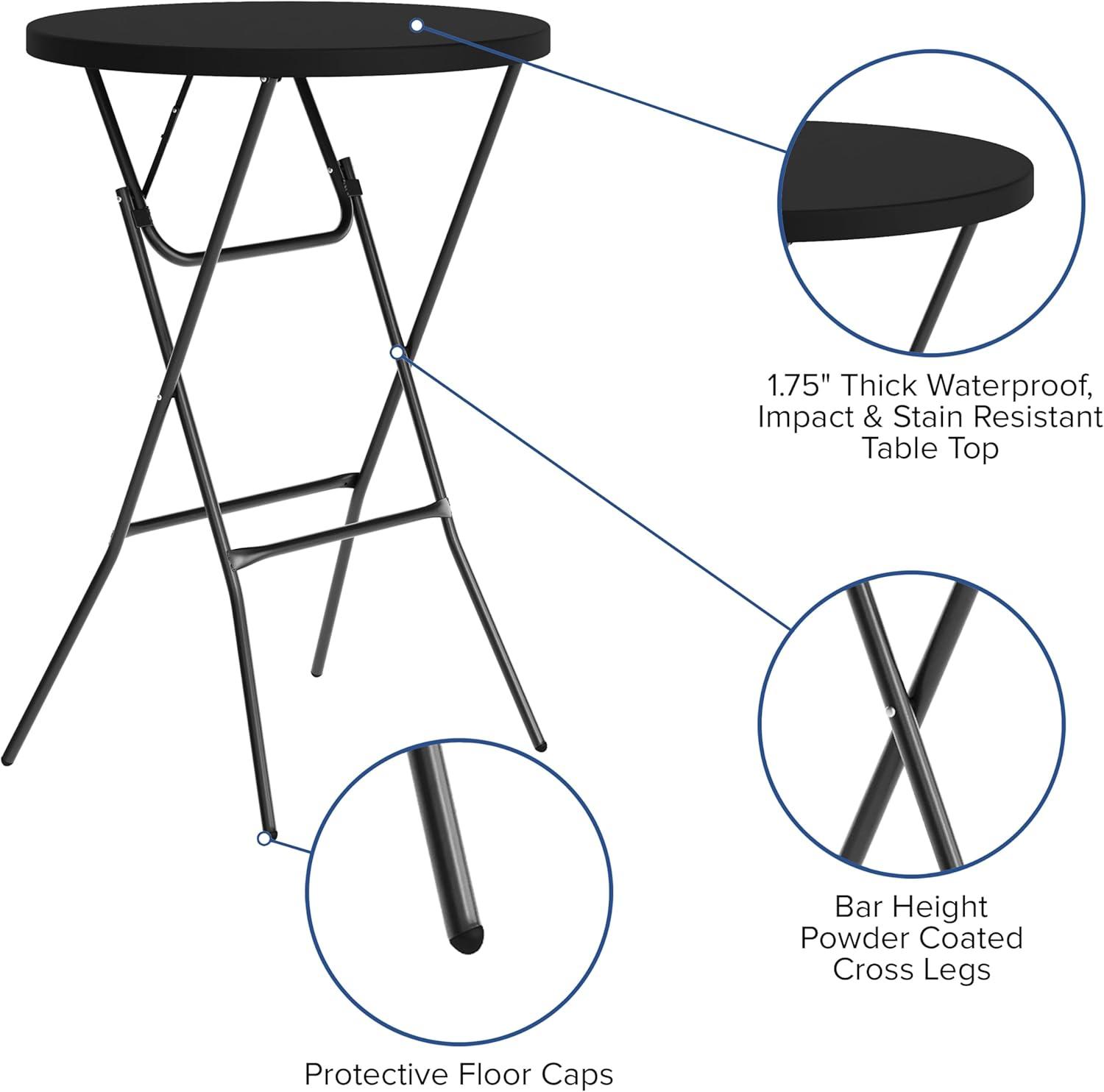 Noah Plastic Bar Height Folding Event Table