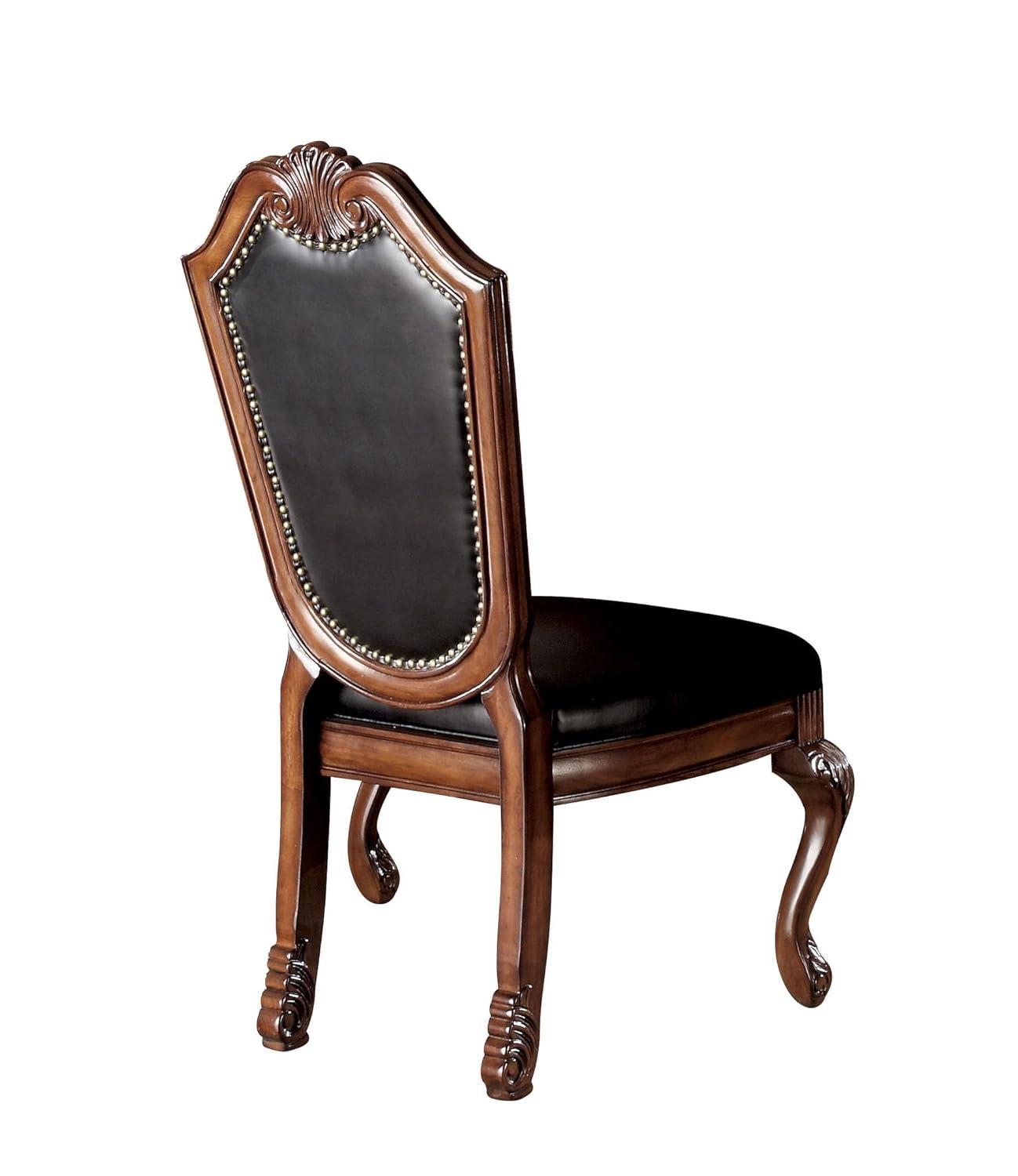 Acme Furniture Industry Inc. Chateau De Ville Side Chair (Set-2) in , Cherry (Set of 2)