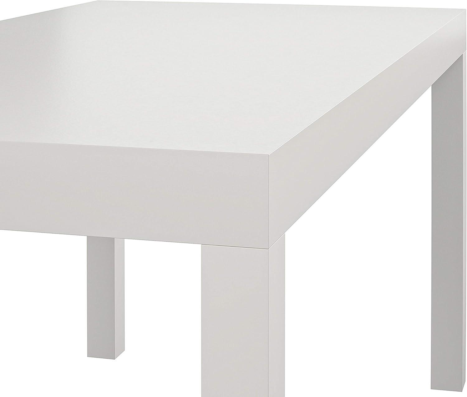 Ameriwood Home Parsons Coffee Table, White