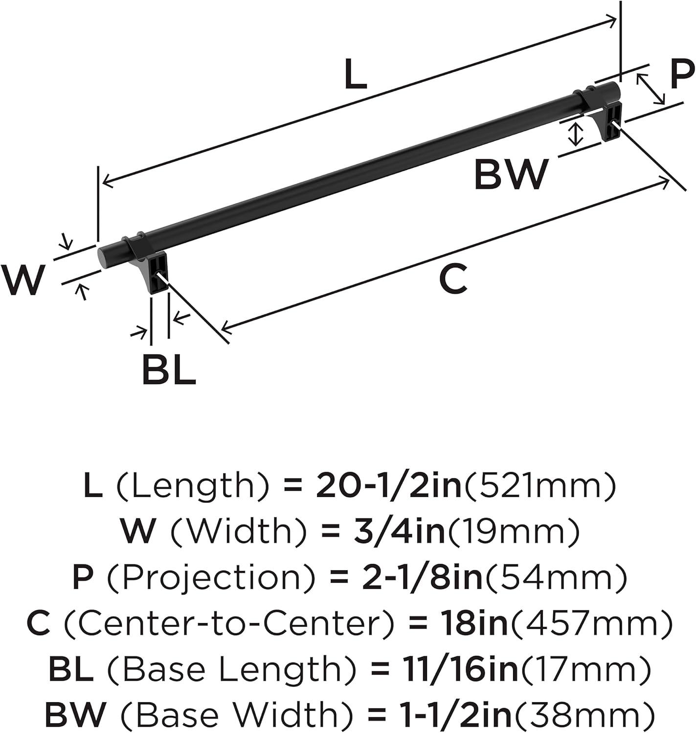Amerock Davenport 18 inch (457mm) Center-to-Center