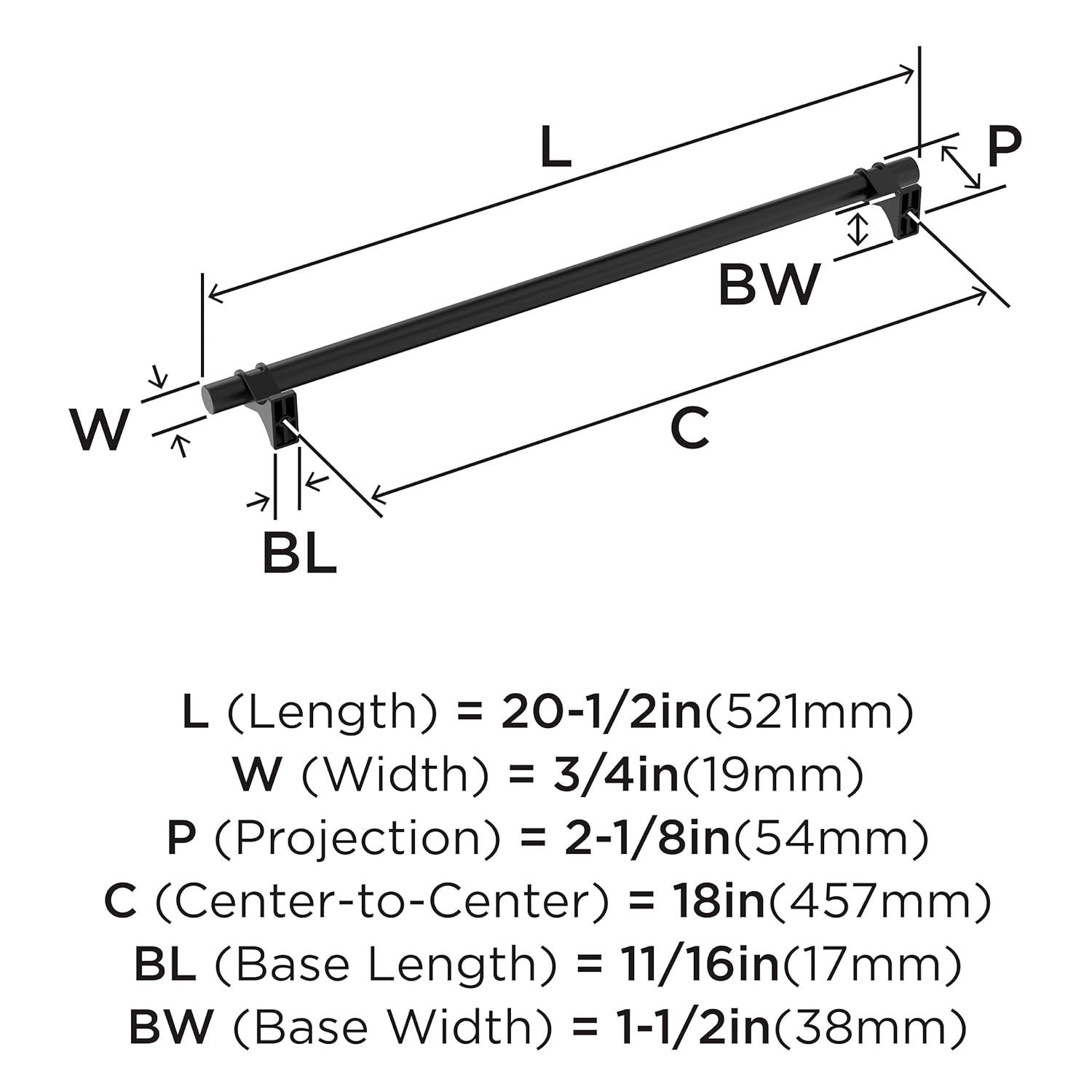 Amerock Davenport 18 inch (457mm) Center-to-Center