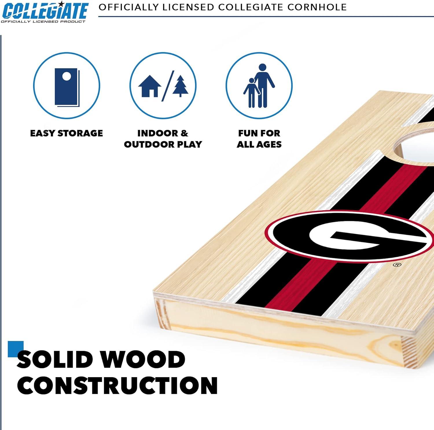 NCAA Georgia Bulldogs 1'x2' Wood Cornhole Set